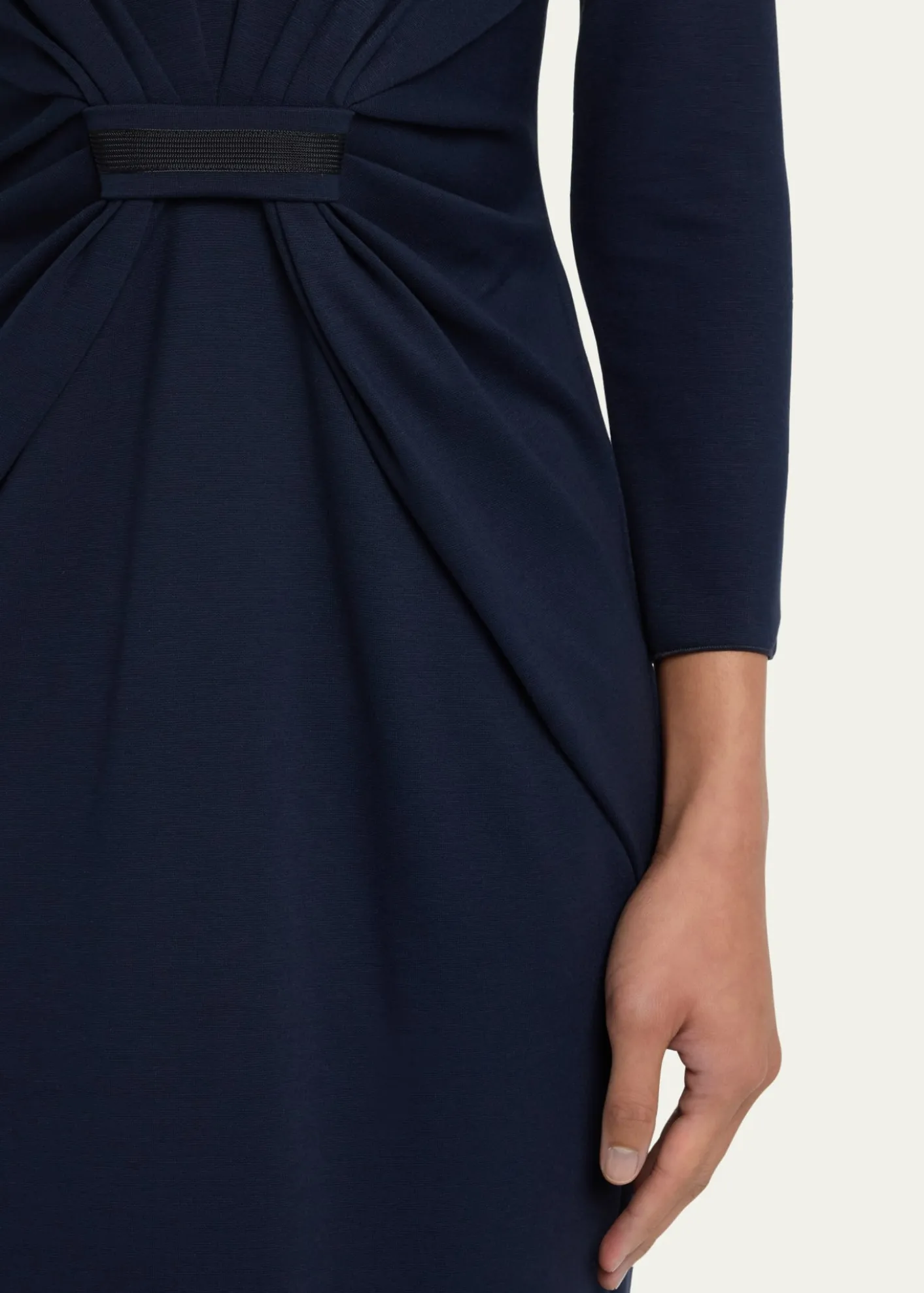 Giorgio ArmaniTab Front Jersey Dress