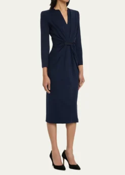 Giorgio ArmaniTab Front Jersey Dress