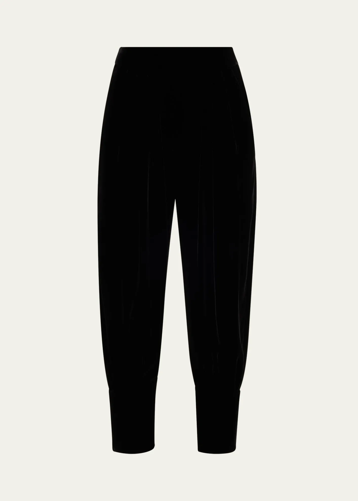 Giorgio ArmaniVirgin Wool Barrel-Leg Trousers