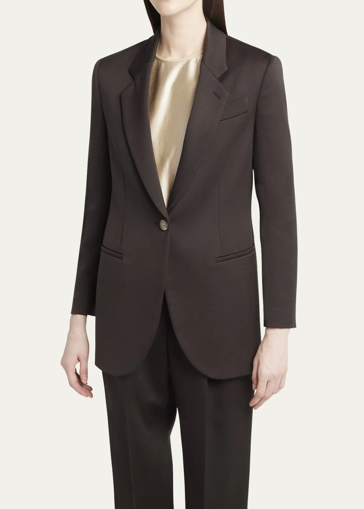 Giorgio ArmaniVirgin Wool Single-Breasted Blazer