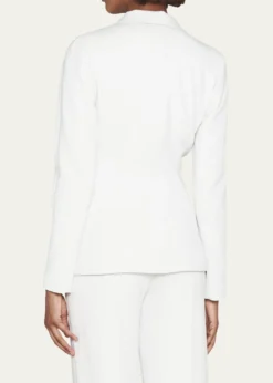 Giorgio ArmaniViscose Cady Single-Breasted Blazer
