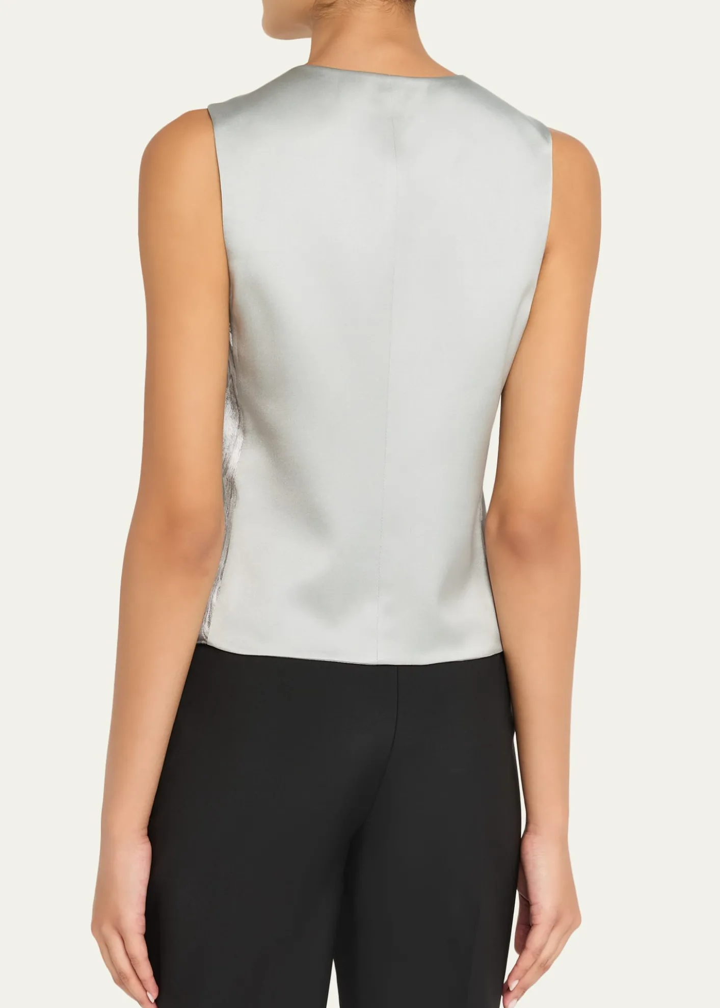 Giorgio ArmaniWatercolor-Print Slim Waistcoat