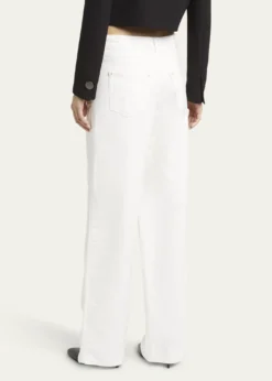 Giorgio ArmaniWide Leg Stretch-Cotton Jeans