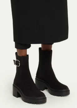 Giuseppe ZanottiPlatform Suede Chelsea Boots