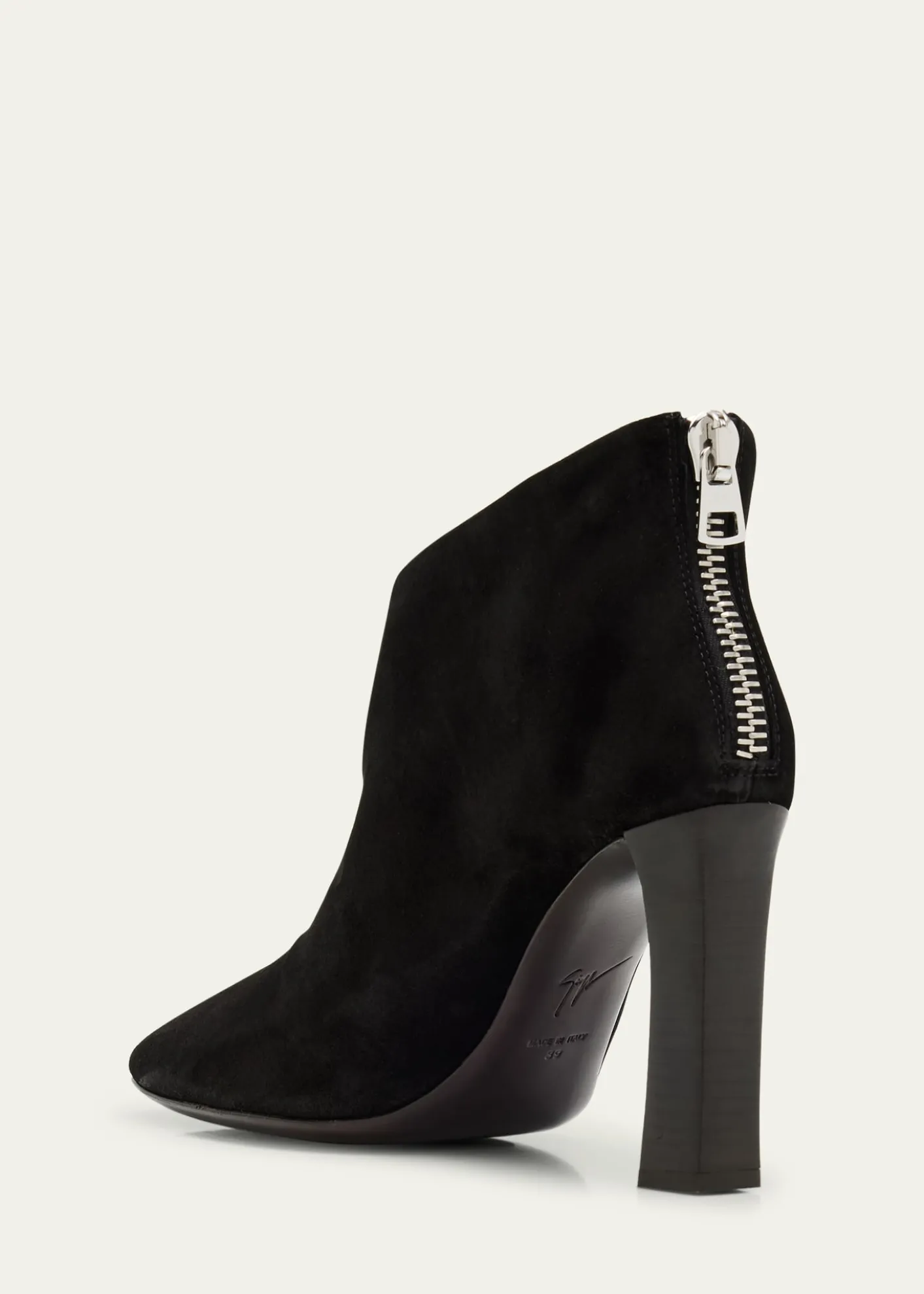 Giuseppe ZanottiSensorial Suede Leather Ankle Booties