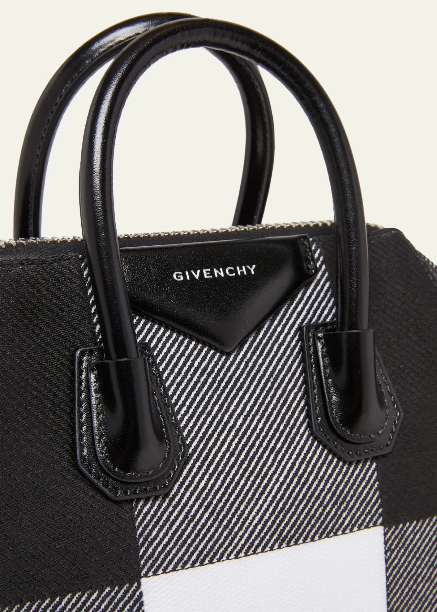 GivenchyAntigona Check Top-Handle Bag