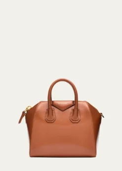 GivenchyAntigona Mini Top-Handle Bag in Patent Leather