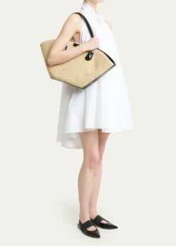 GivenchyAntigona Small Tote Bag in Faux Raffia
