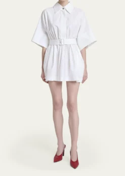 GivenchyCinched Waist Mini Shirtdress