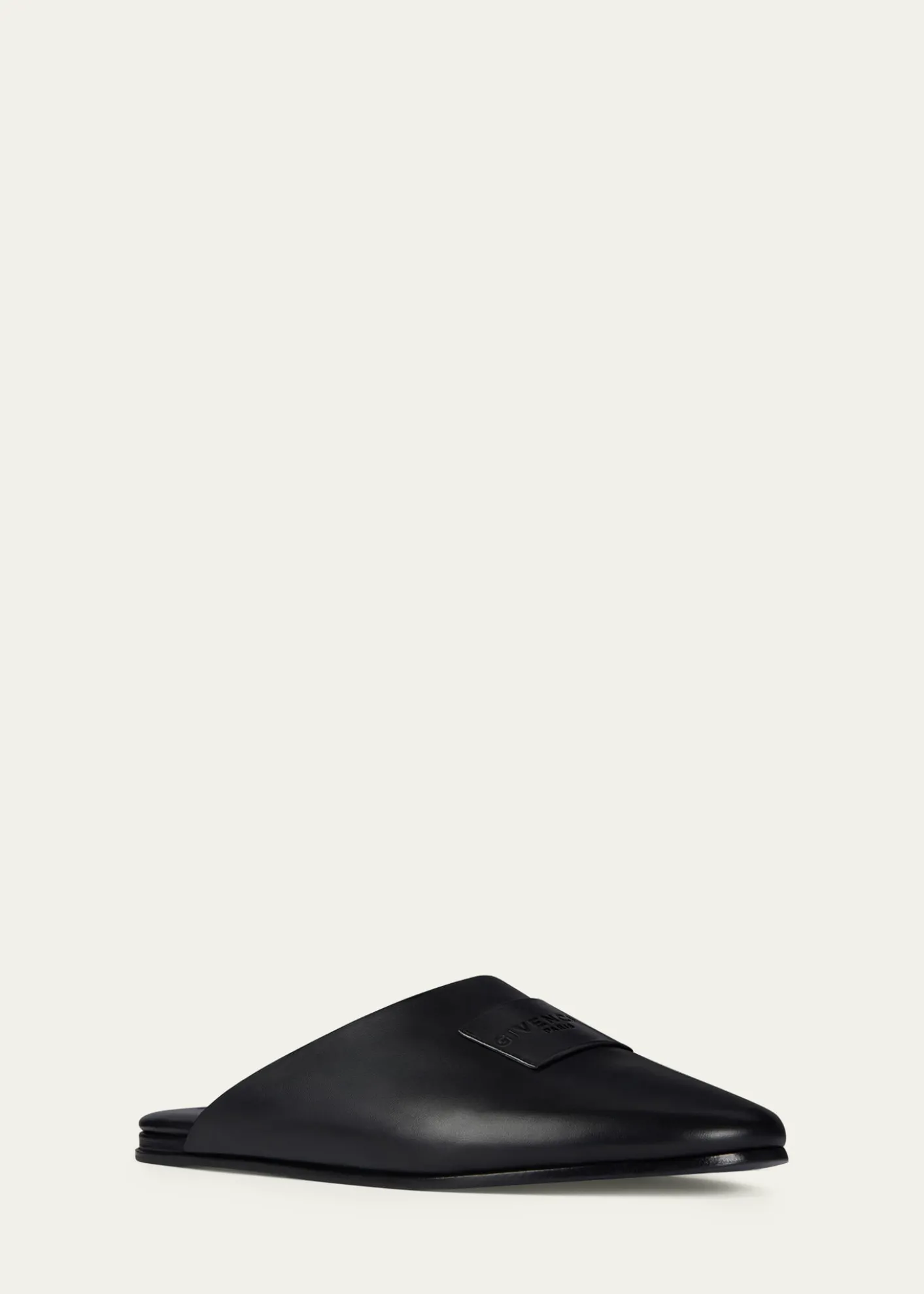 GivenchyLabel Leather Mules