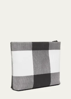 GivenchyLogo Check Pouch Bag