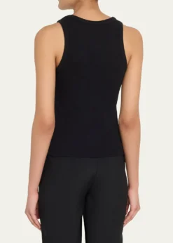 GivenchyLogo Ribbed Tank Top