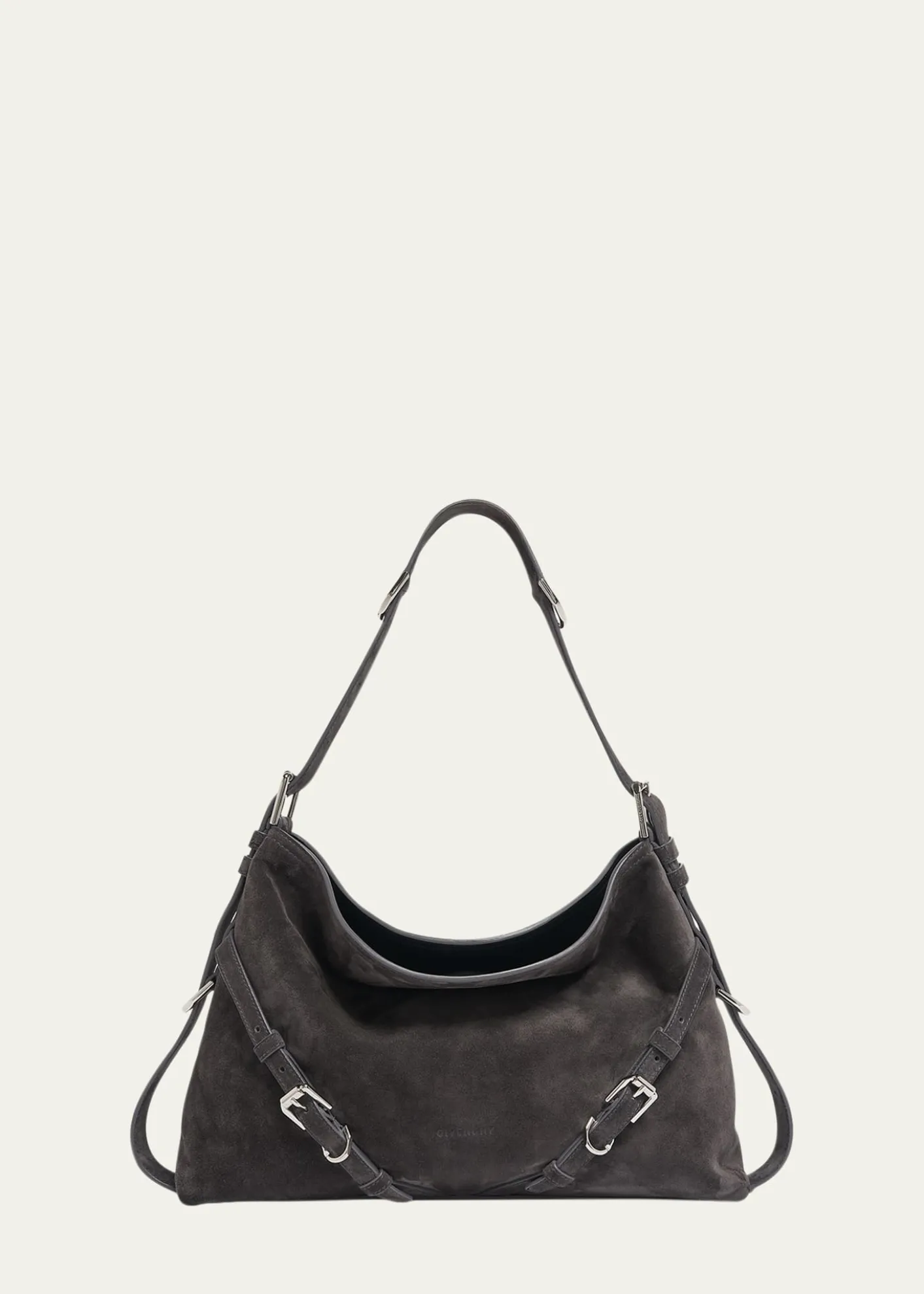 GivenchyMedium Voyou Suede Shoulder Bag