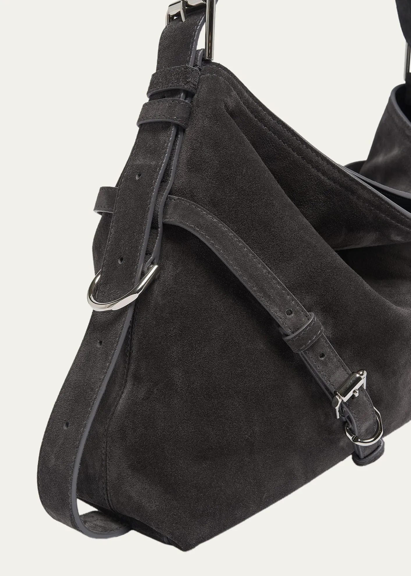 GivenchyMedium Voyou Suede Shoulder Bag