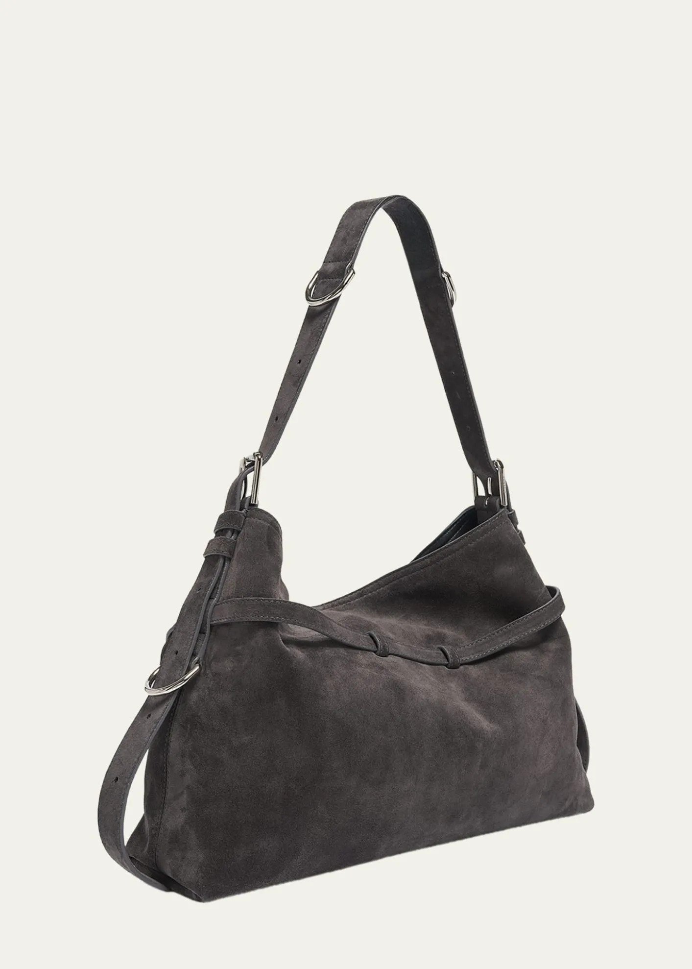 GivenchyMedium Voyou Suede Shoulder Bag
