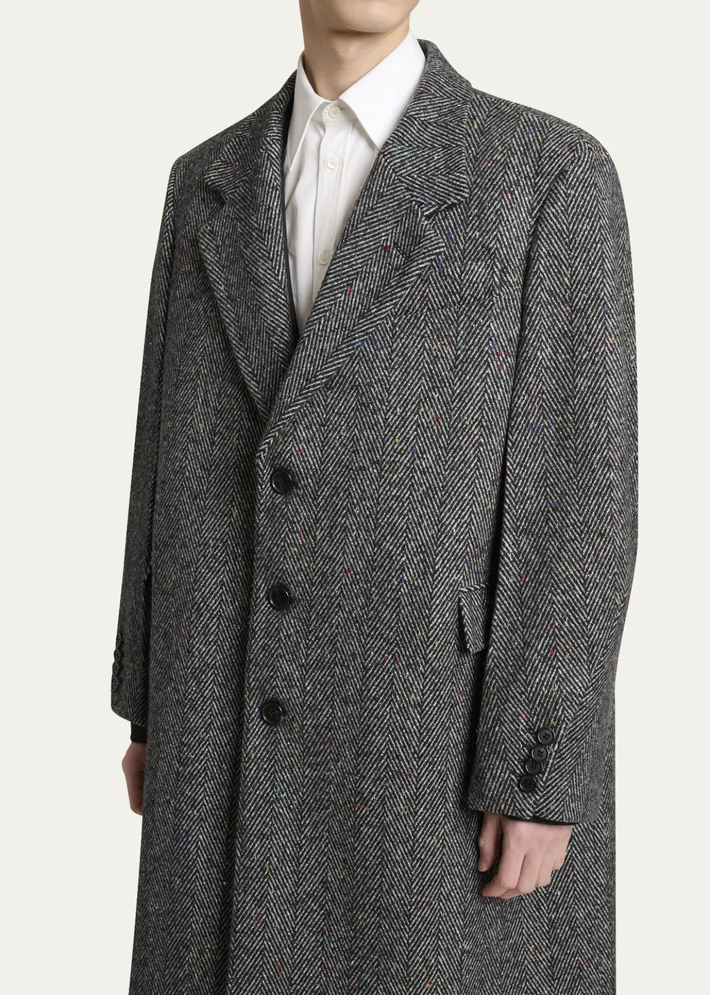 GivenchyMen's Donegal Herringbone Coat