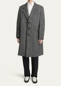 GivenchyMen's Donegal Herringbone Coat