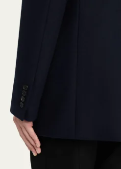 GivenchyMen's Deconstructed Wool Peak-Lapel Sport Jacket