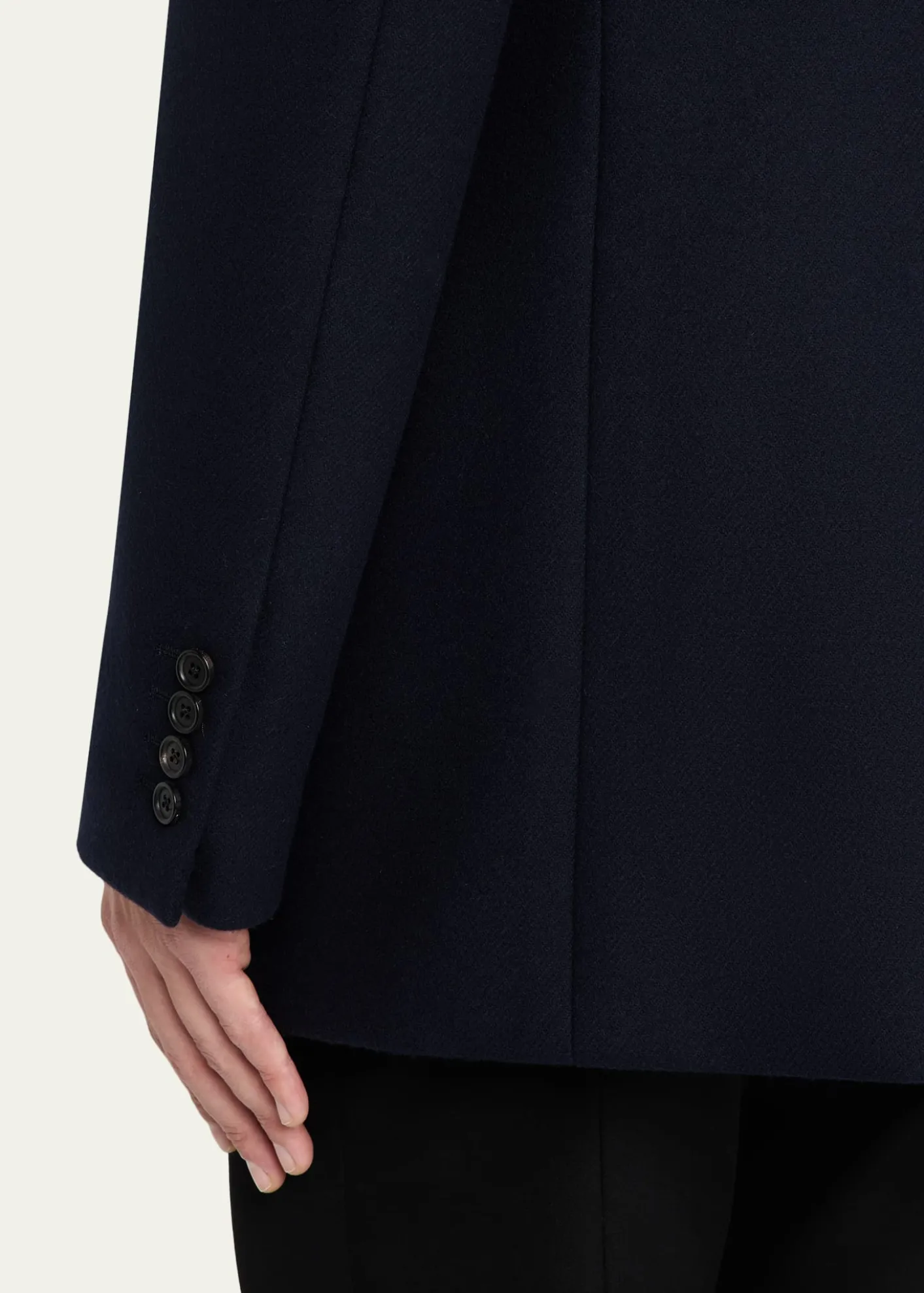 GivenchyMen's Deconstructed Wool Peak-Lapel Sport Jacket