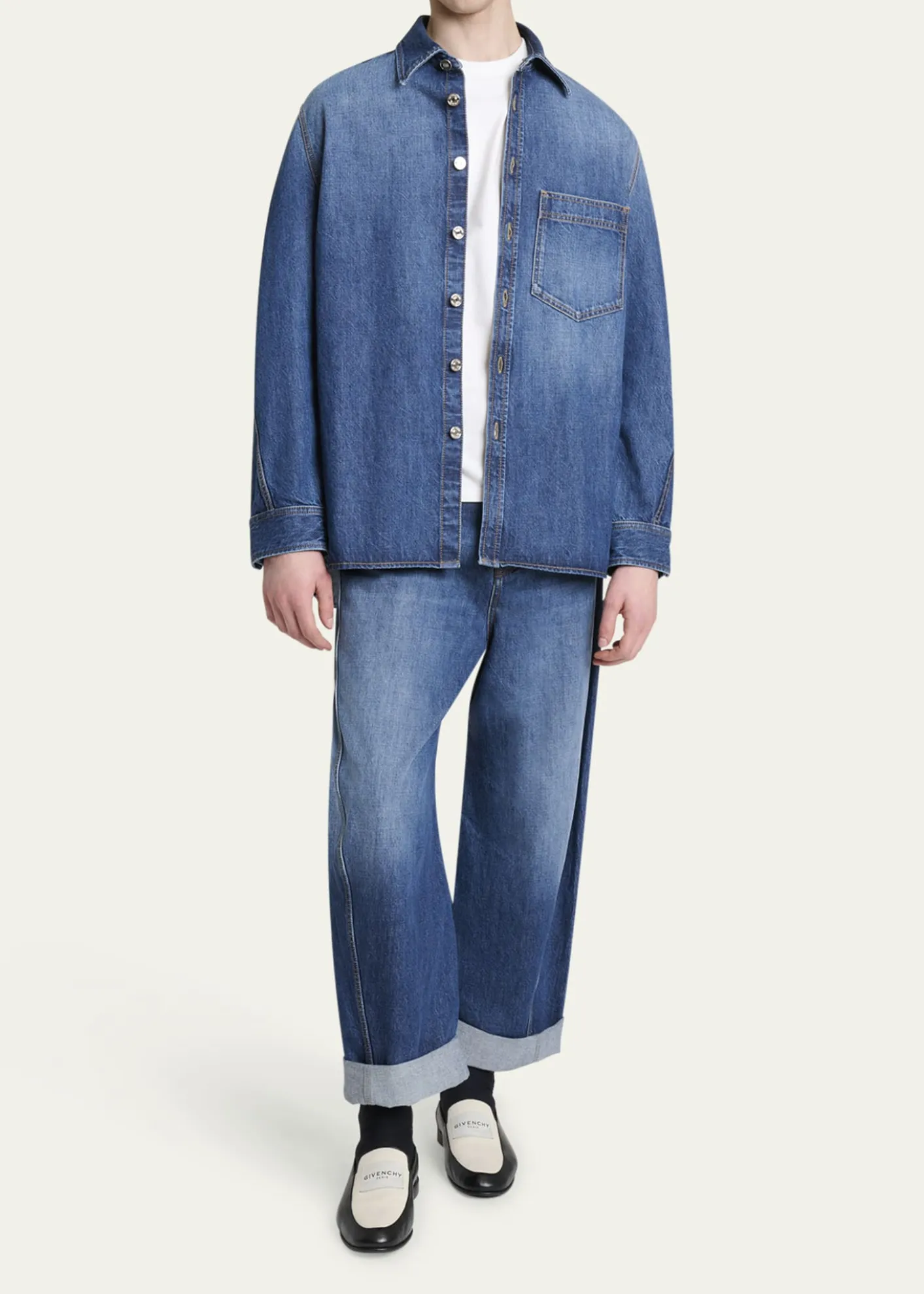 GivenchyMen's Denim Overshirt