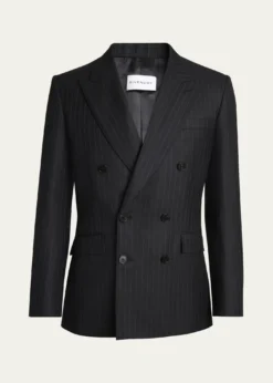 GivenchyMen's Double-Breasted Pinstripe Sport Coat