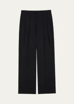 GivenchyMen's Double Pleated Wide-Leg Trousers