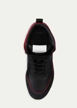GivenchyMen's Leather High-Top Sneakers
