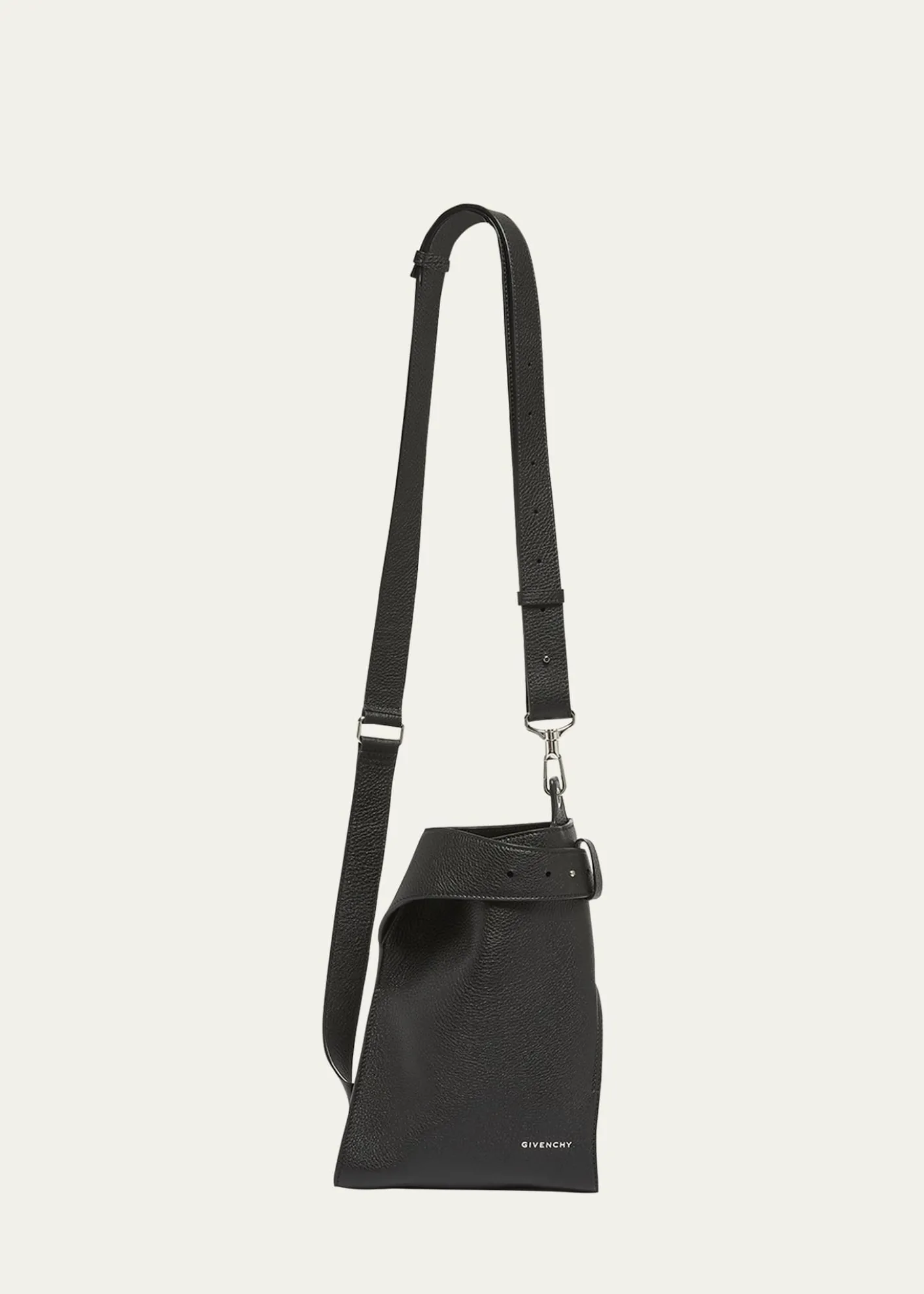 GivenchyMen's Small Belted Leather Crossbody Bag