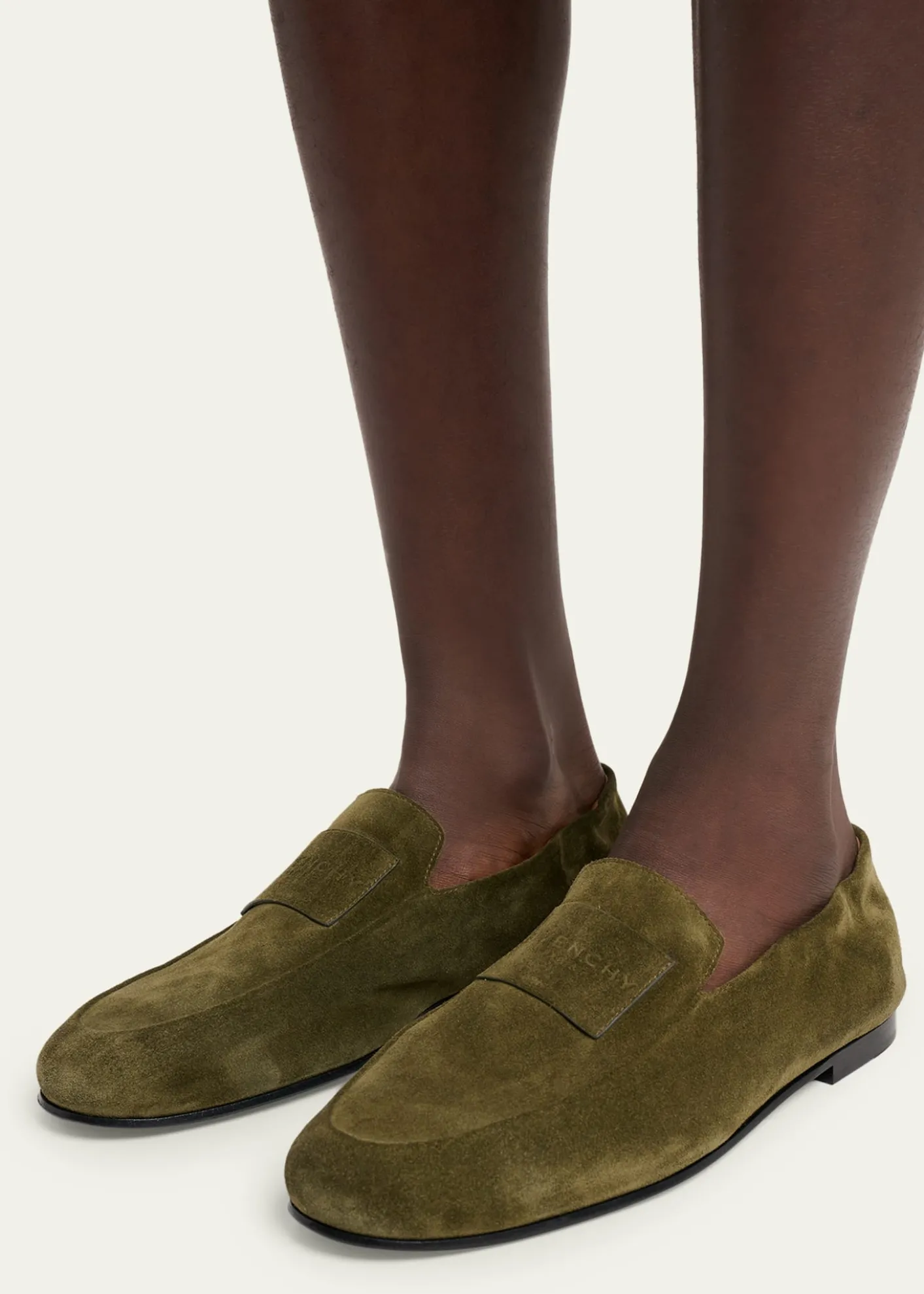 GivenchyMen's Suede Elasticized Loafers