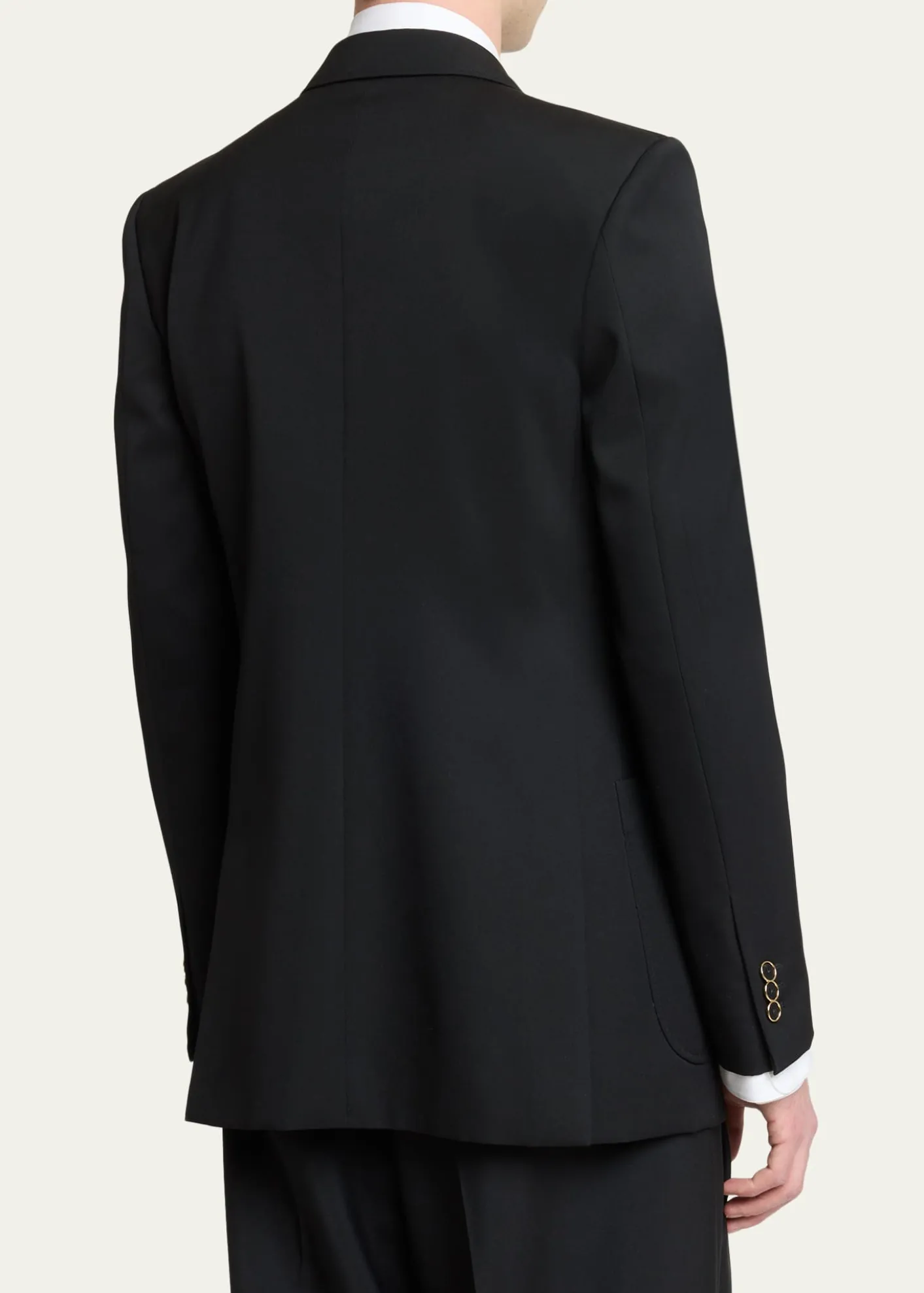 GivenchyMen's Wool Gabardine Double-Breasted Jacket