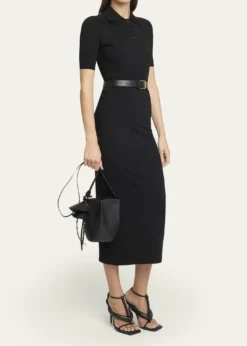 GivenchySnap Nano Leather Bucket Crossbody Bag