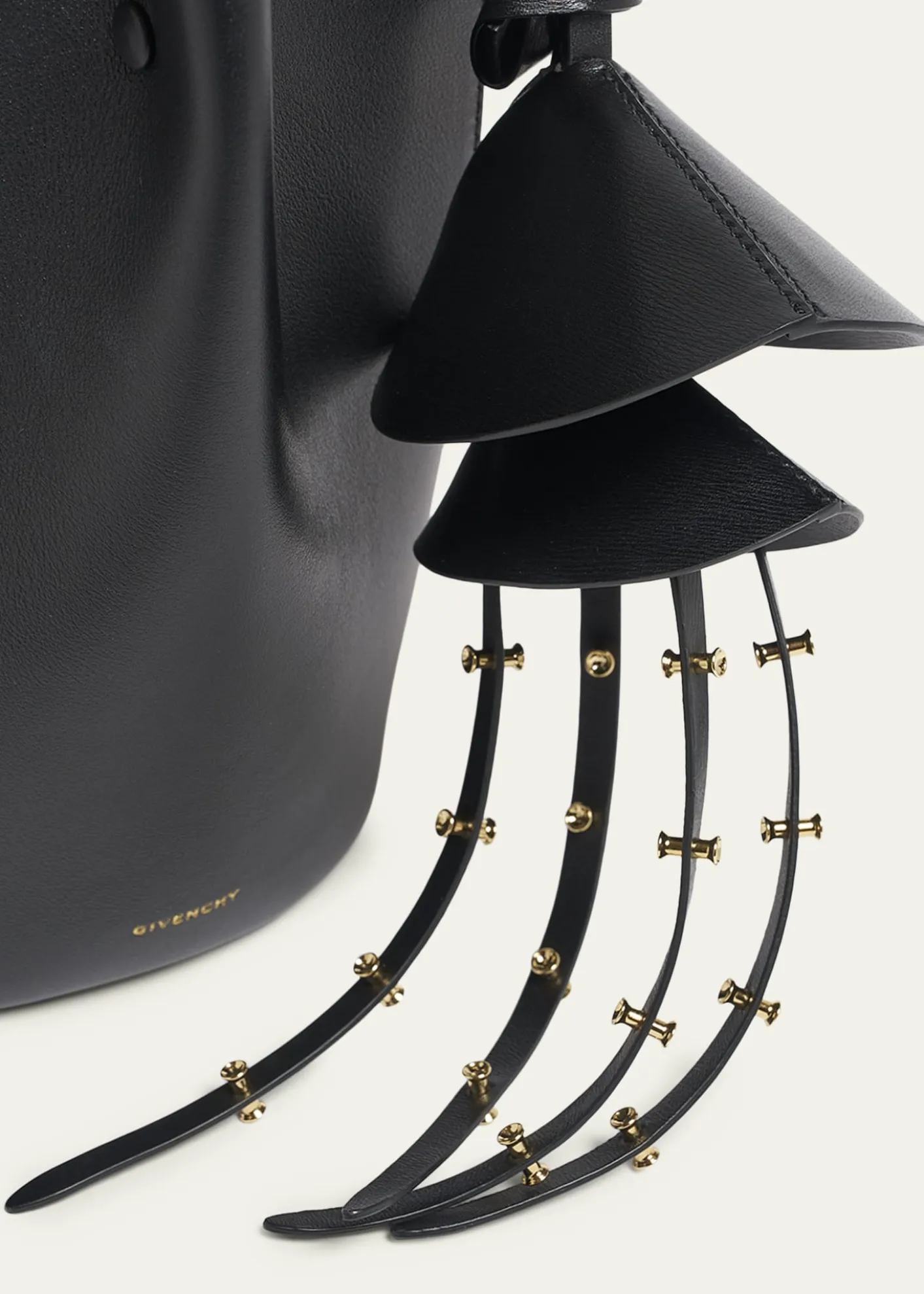 GivenchySnap Nano Leather Bucket Crossbody Bag