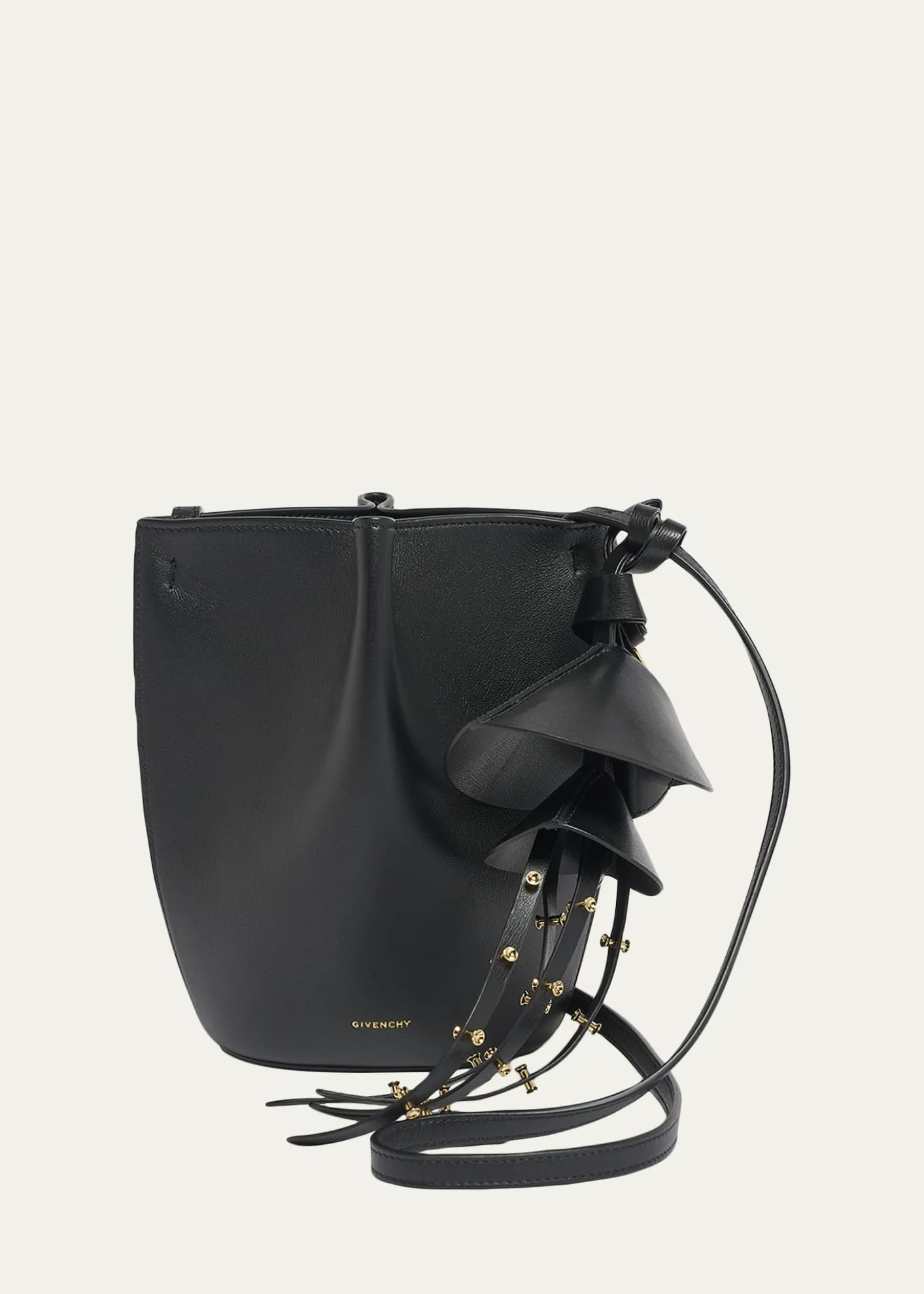 GivenchySnap Nano Leather Bucket Crossbody Bag