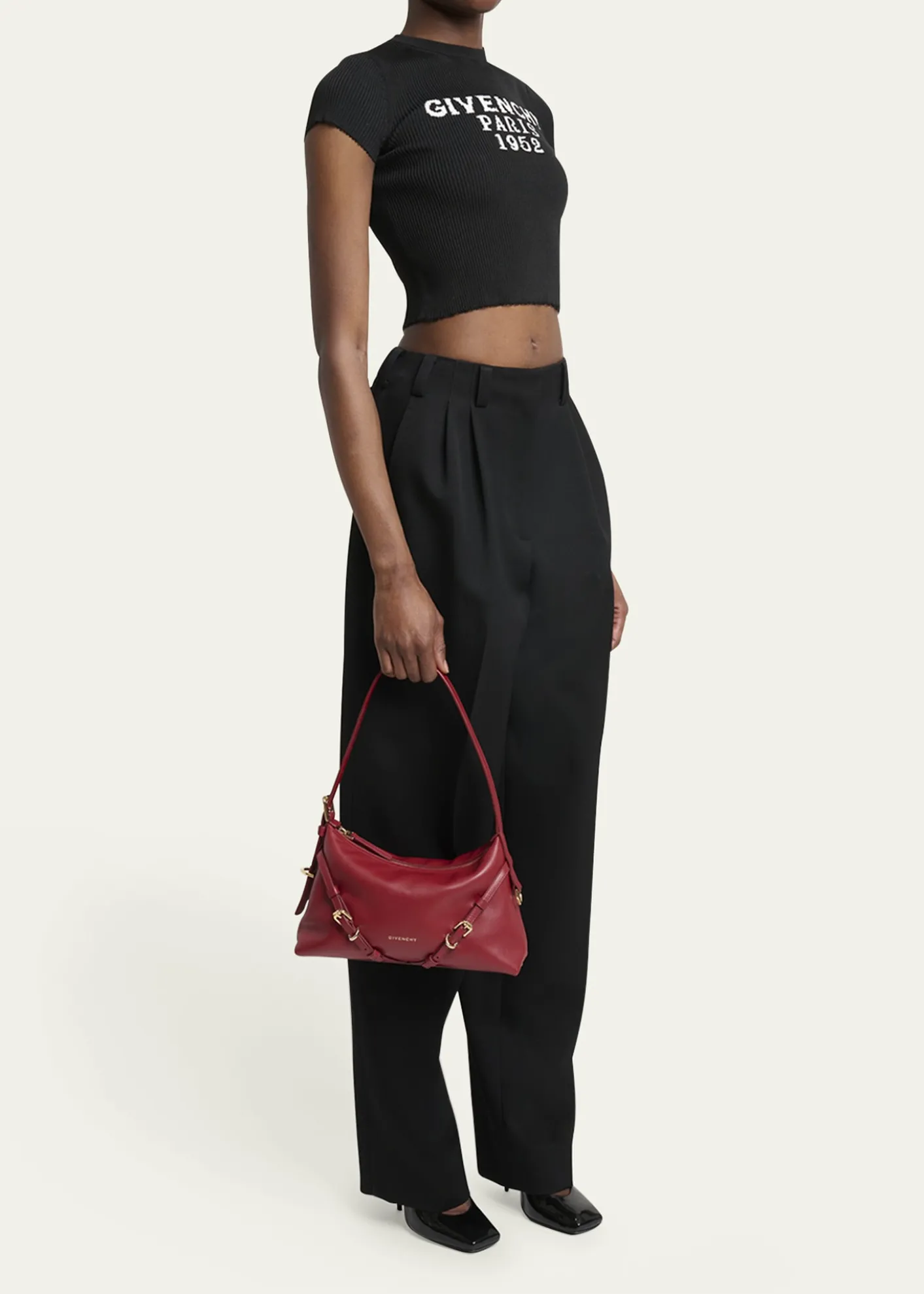 GivenchyVoyou Mini Shoulder Bag in Shiny Leather