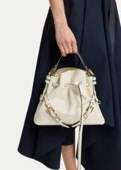GivenchyVoyou Small Buckle Shoulder Bag in Leather