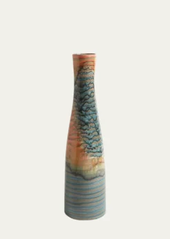 Global ViewsWatercolor Ringed Vase