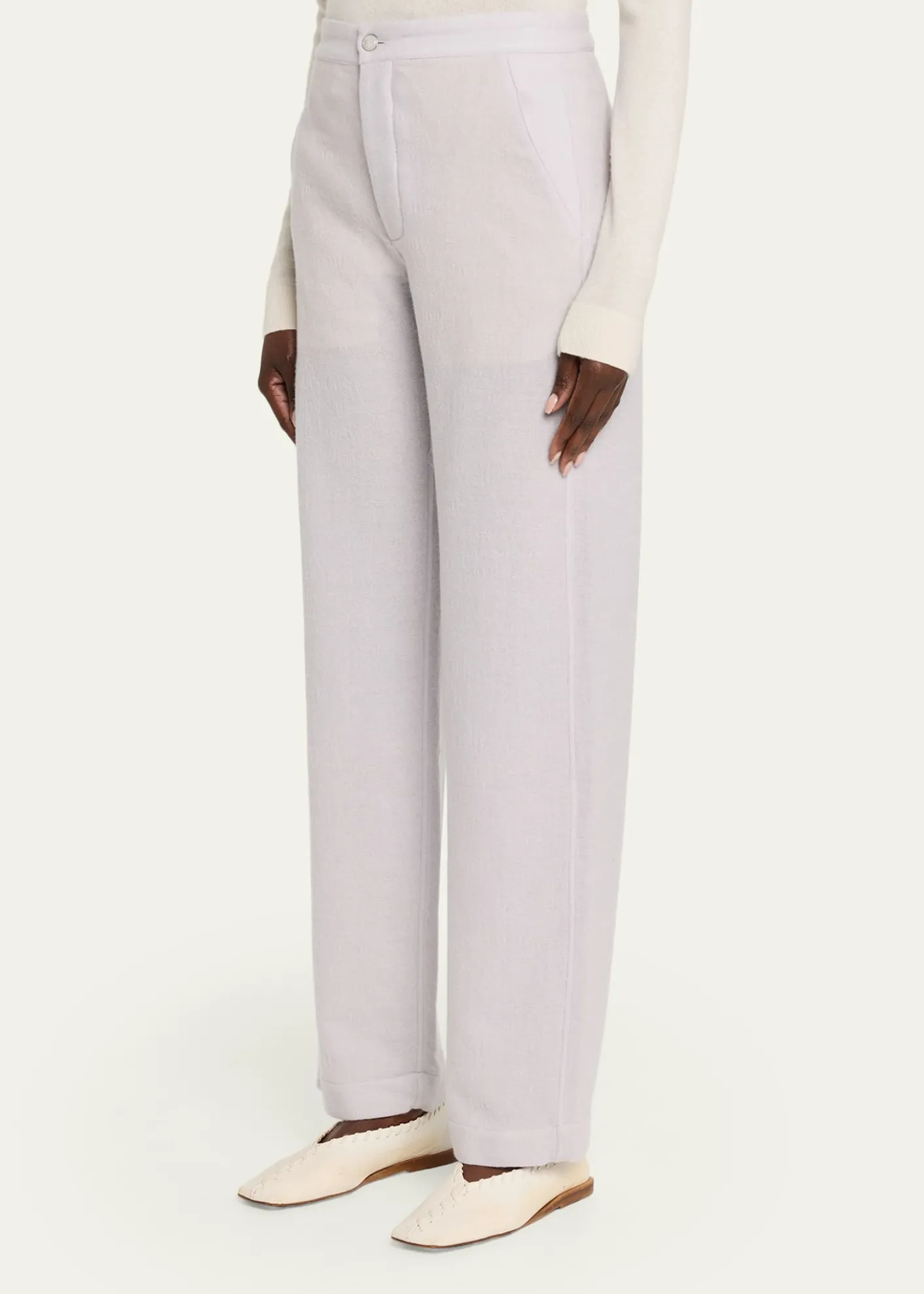 God's True CashmereAffirmations Cashmere Straight-Leg Pants
