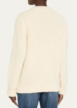 God's True CashmereCloud Boucle Cashmere Sweater