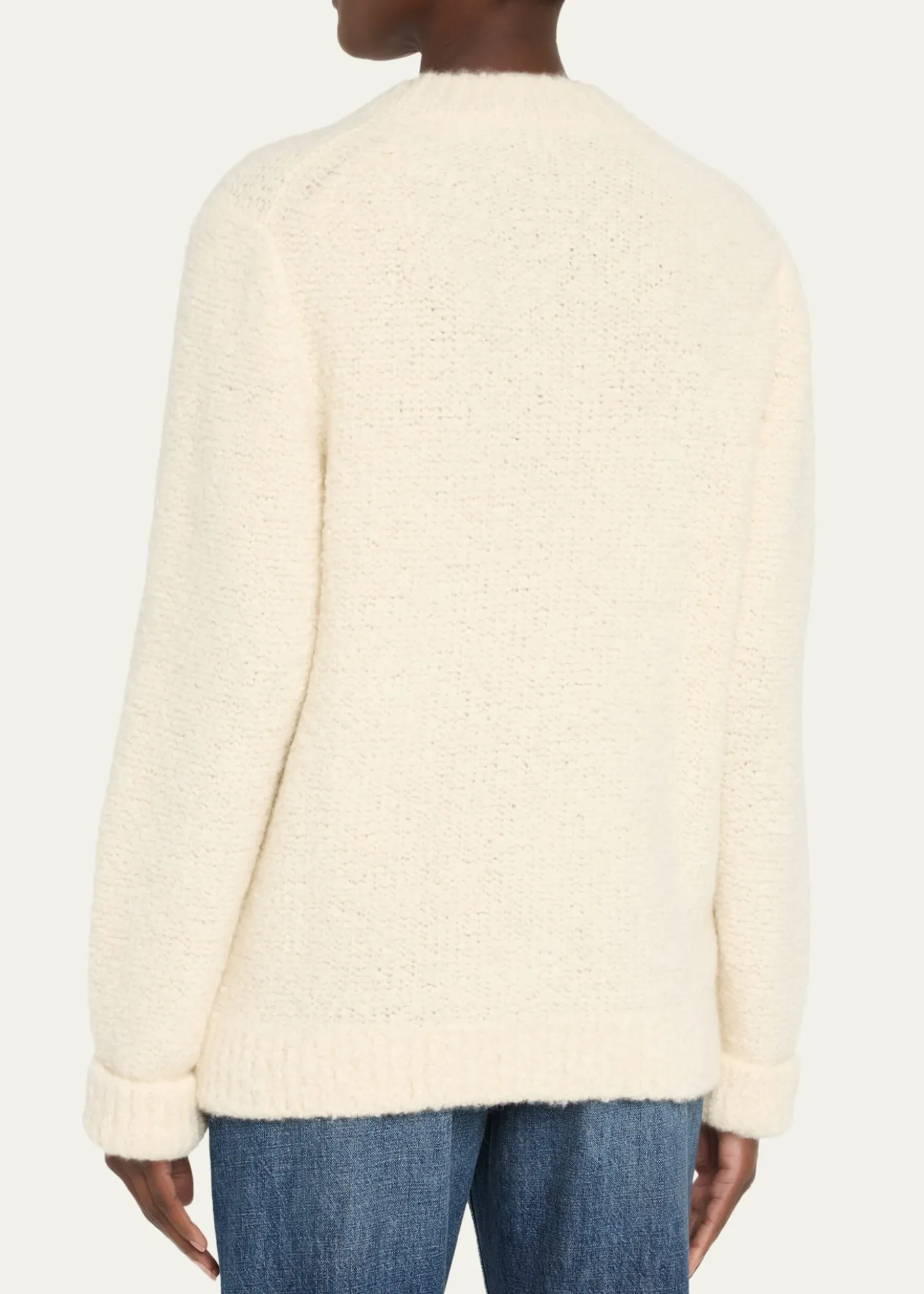 God's True CashmereCloud Boucle Cashmere Sweater