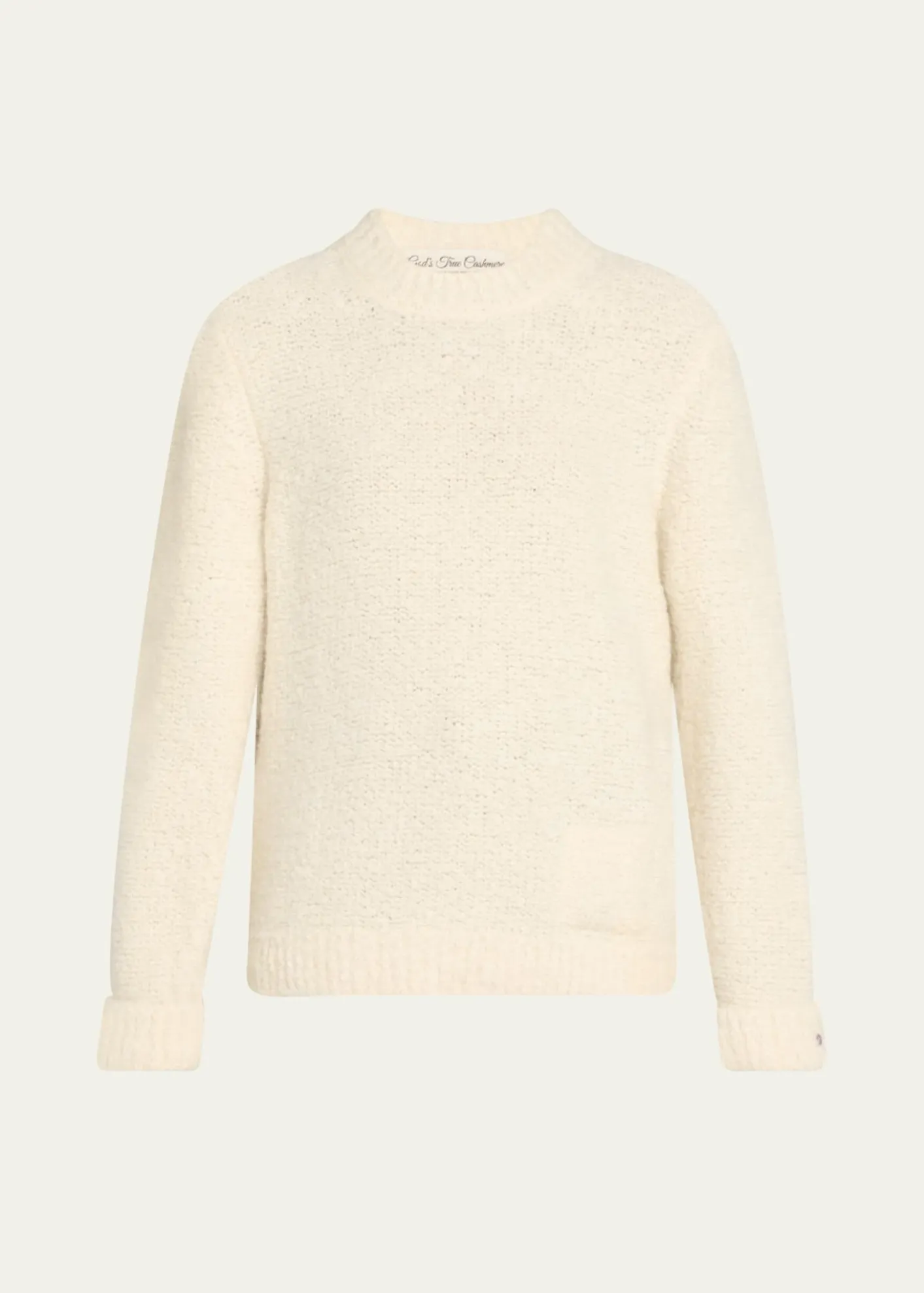 God's True CashmereCloud Boucle Cashmere Sweater