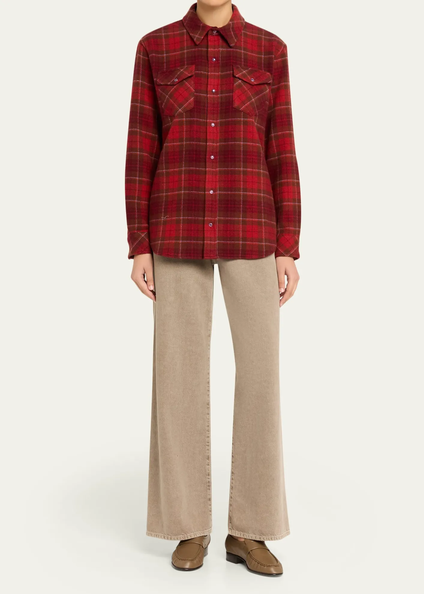 God's True CashmereLove Tartan Cashmere Flannel Shirt