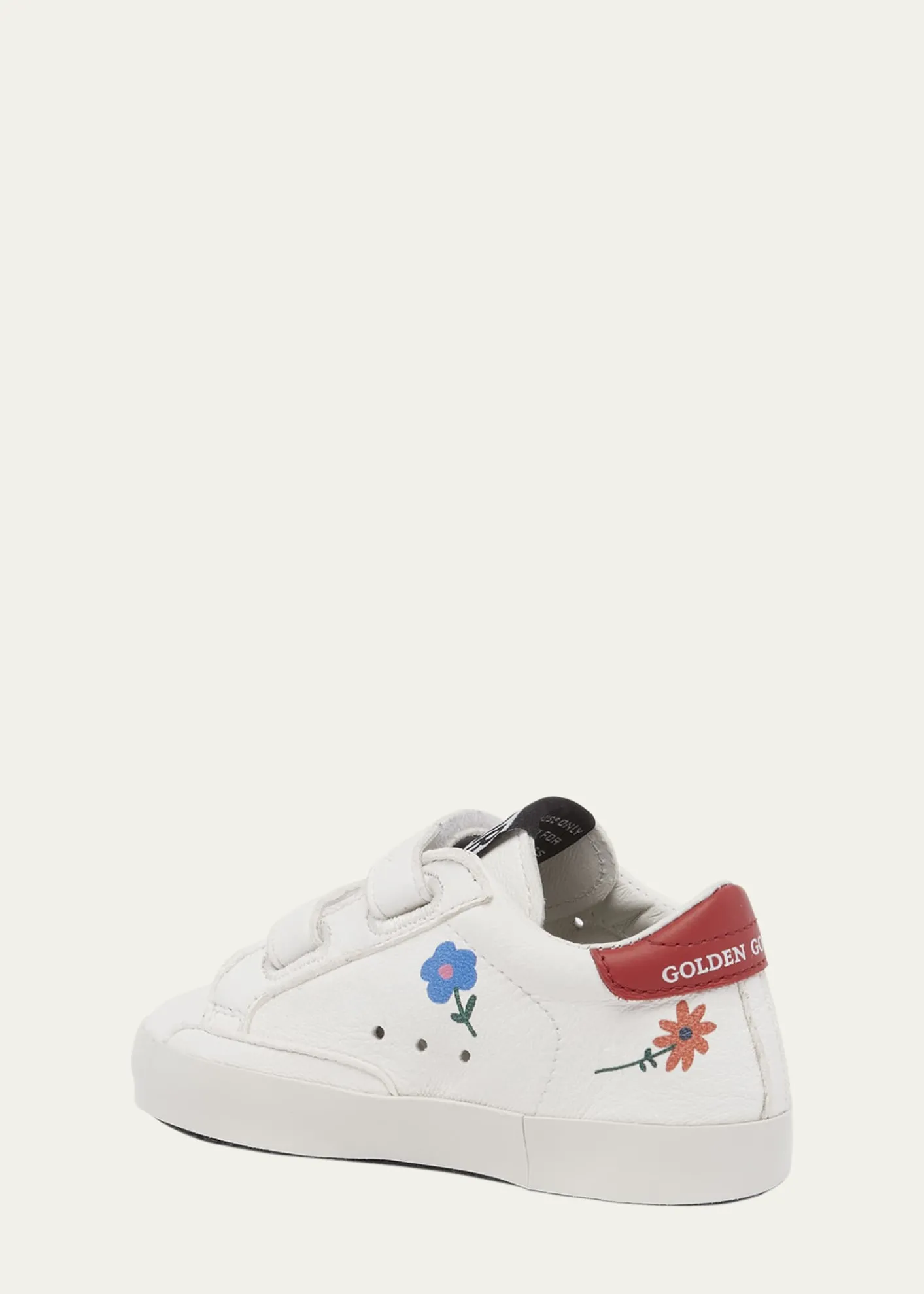 Golden GooseGirl's School Leather Low Top Sneakers, Baby