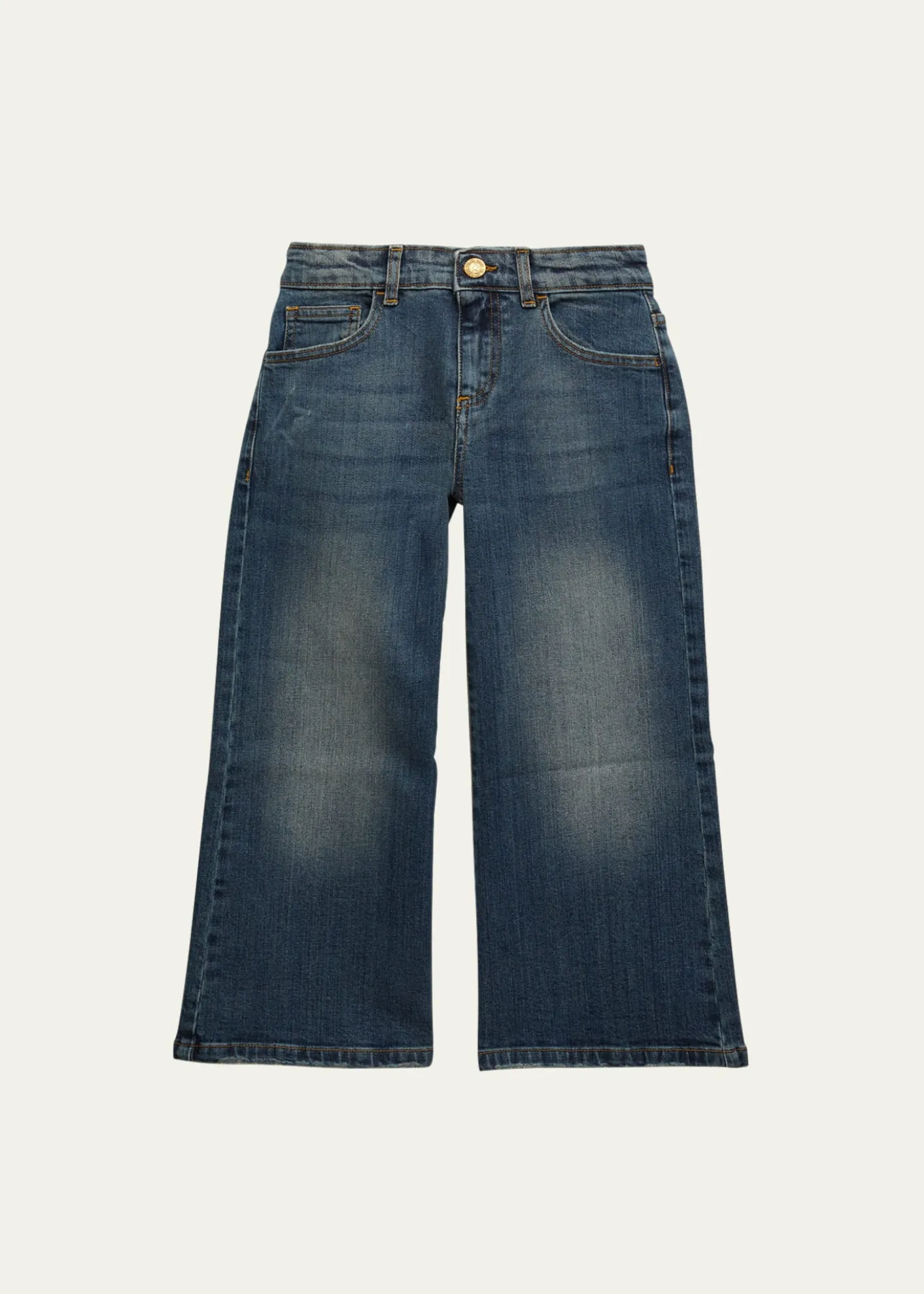 Golden GooseGirl's Wide Leg Medium Wash Jeans, Size 4-10
