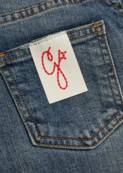 Golden GooseGirl's Wide Leg Medium Wash Jeans, Size 4-10