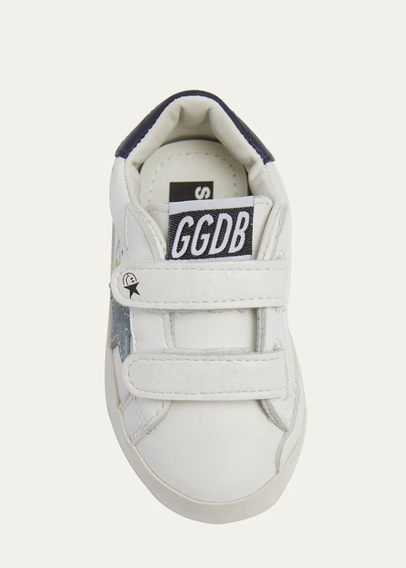 Golden GooseKid's Old School Nappa Leather and Suede Sneakers, Baby