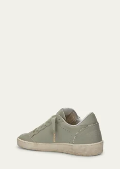 Golden GooseBall Star Leather Glitter Low-Top Sneakers
