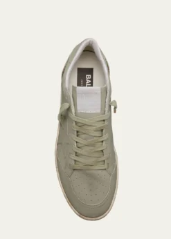 Golden GooseBall Star Leather Glitter Low-Top Sneakers