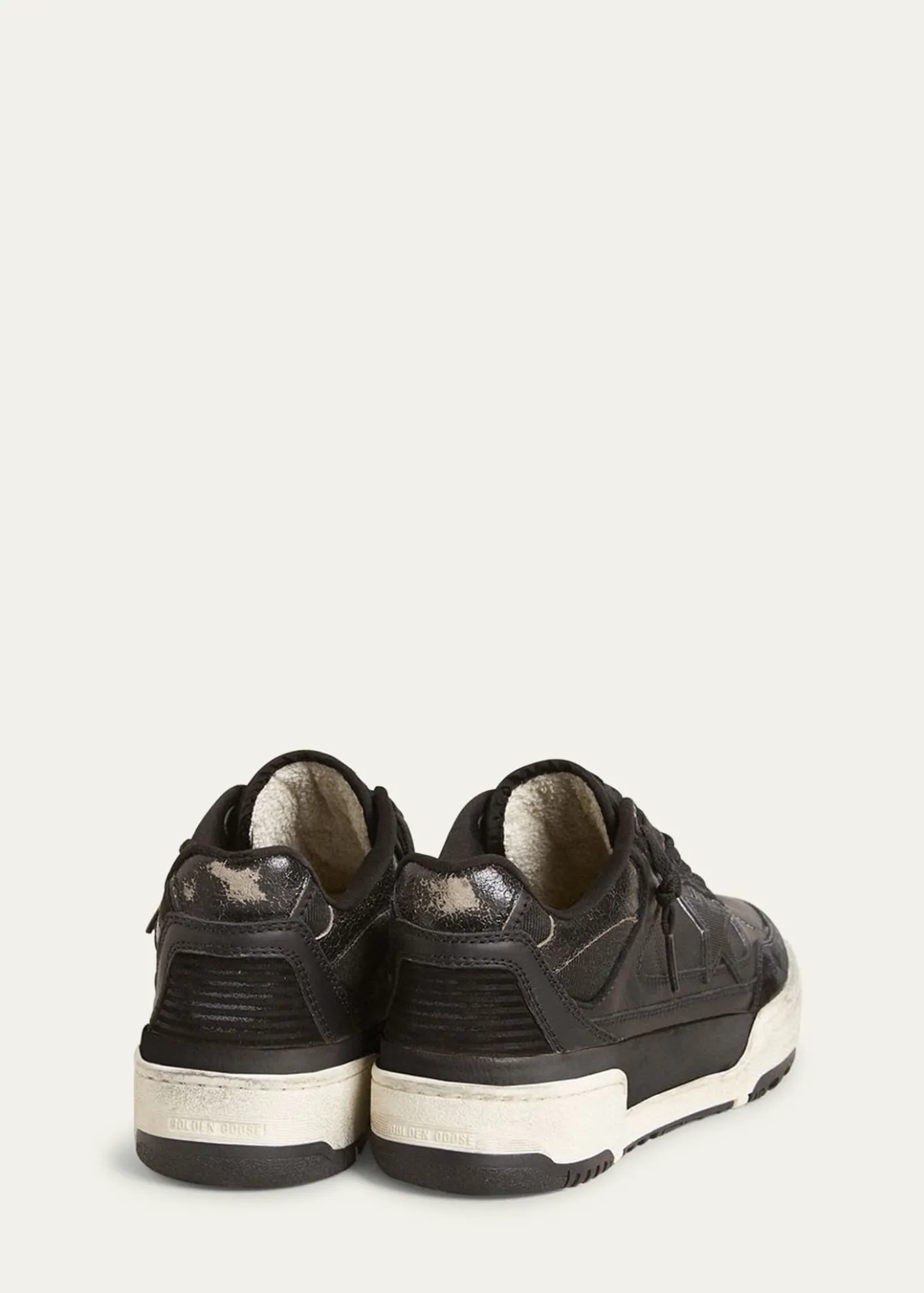 Golden GooseMen’s Forty2 Leather and Suede Low-Top Sneakers