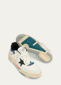 Golden GooseMen’s Forty2 Leather and Suede Low-Top Sneakers
