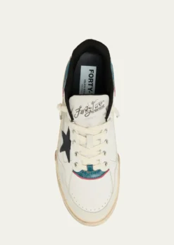 Golden GooseMen’s Forty2 Leather and Suede Low-Top Sneakers